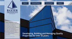 Desktop Screenshot of baxterproperties.com